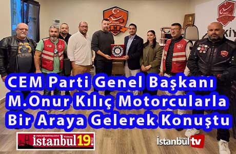 Türkiye Motorsiklet Platformu Üyeleri CEM Parti Genel Başkanı İle Buluştu